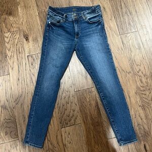 KUT from the kloth jeans high rise toothpick skinny 6 petite